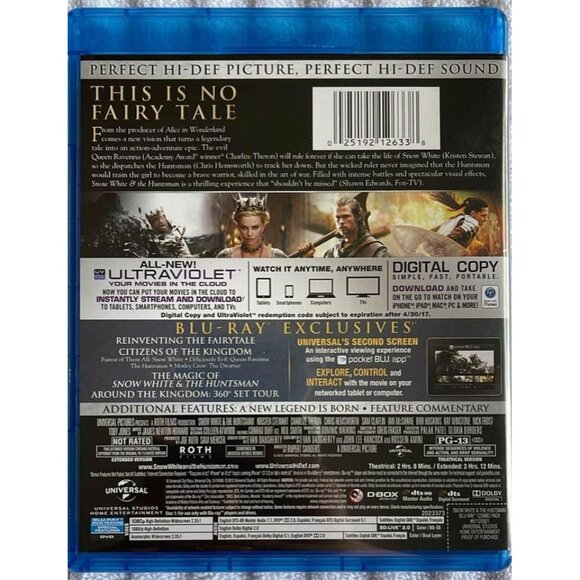Snow White and the Huntsman (Blu-ray/DVD) - No Digital Code. - Picture 2 of 6